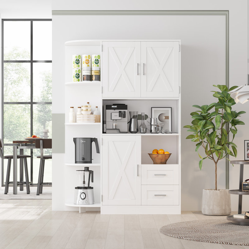 Laurel Foundry Modern Farmhouse Straun Kitchen Pantry With Farm Doors